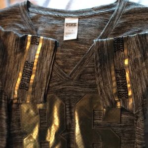 Victoria secret Pink collection v neck shirt